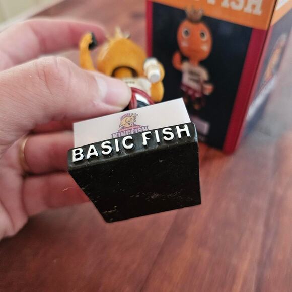 Basic Fish Kenosha Kingfish mini Northwoods League Wisconsin baseball bobblehead - Picture 3 of 4